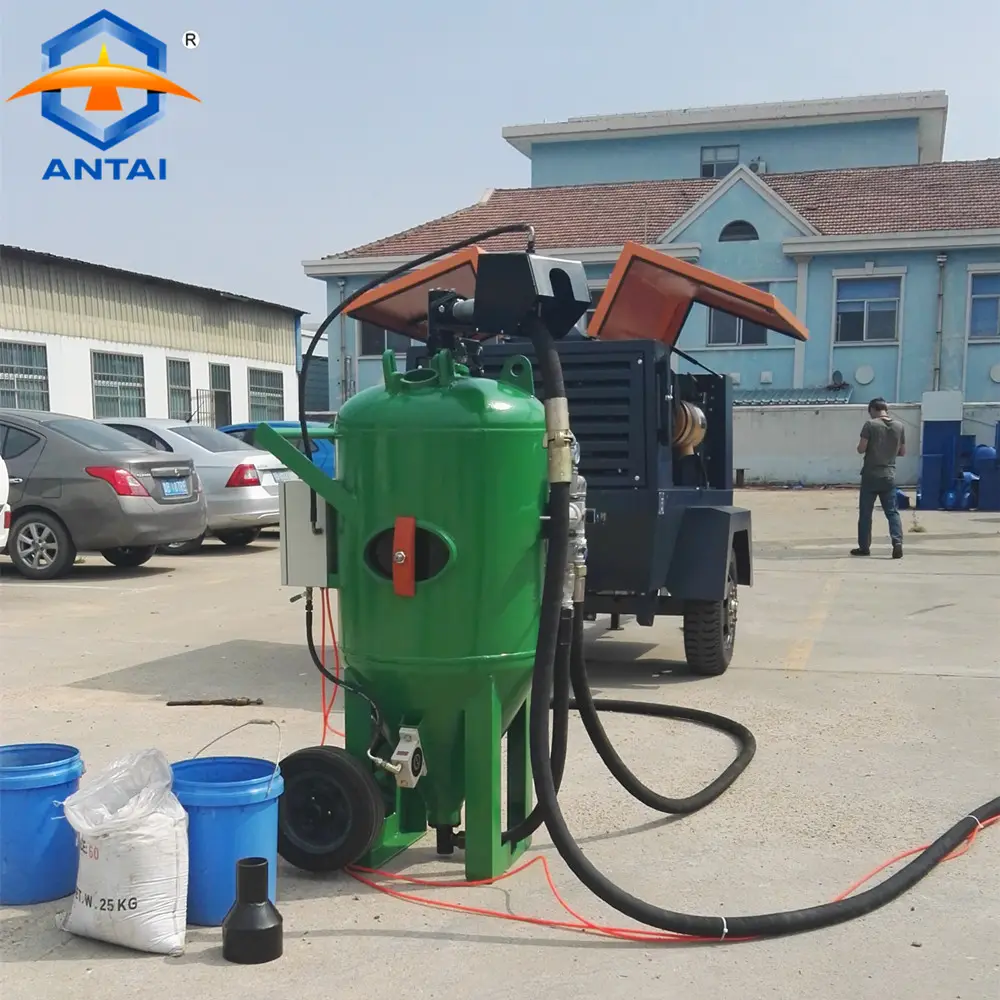 ATDB800 nasse mobile tragbare Sands trahl reinigungs maschine für die Reparatur von Auto-und Autowerk stätten