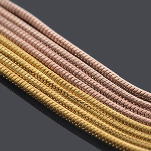 Dubai diseño de nuevas cadenas de <span class=keywords><strong>oro</strong></span> para los hombres PVD 3 gramos italiano 24 K cadena de <span class=keywords><strong>oro</strong></span> - Product Image 2