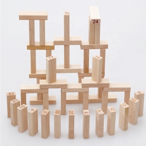 51 Pezzi Giochi di Impilamento per Bambini Blocchi di Costruzione in Legno Giocattoli per Bambini - Product Image 4