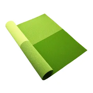 Groene Kleur Placemat Materiaal Restaurant Pvc Placemats