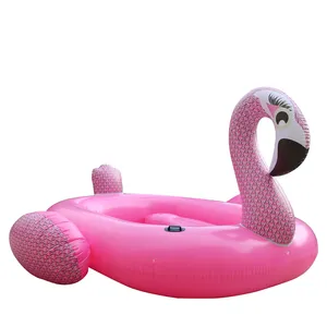 6 kişi büyük göl partisi sal Unicorn şişme su Flamingo havuz şamandıra ada şişme hayvan tekne şamandıra