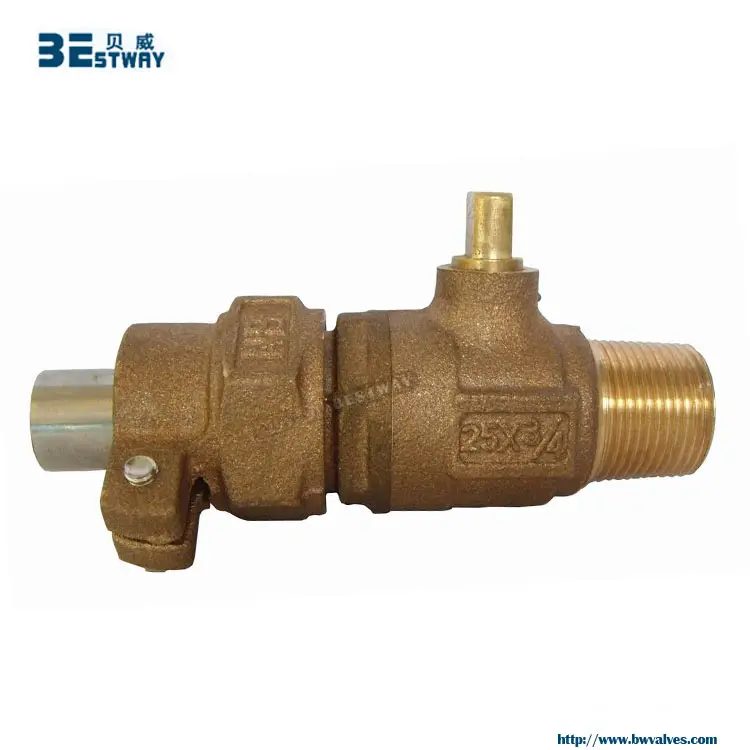 High Performance Corporation 1/2"-4" NPT BSP Bronze Water Stop Waste Valves 2 Inch Stop Valve With Low Price