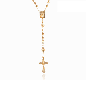 Hermoso collar, collar largo de encanto, collar de cruz de Jesús - Product Image 1