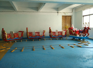 Pas cher Intérieure et Extérieure Manèges Mini Électrique Piste Train Santa Claus <span class=keywords><strong>Trains</strong></span> Pour Le Jour De Noël - Product Image 4