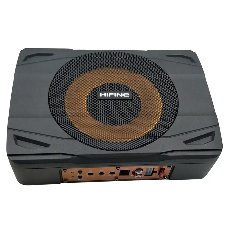 Alto Desempenho 8 "12V Alumínio Ativo de Áudio Do Carro Subwoofer