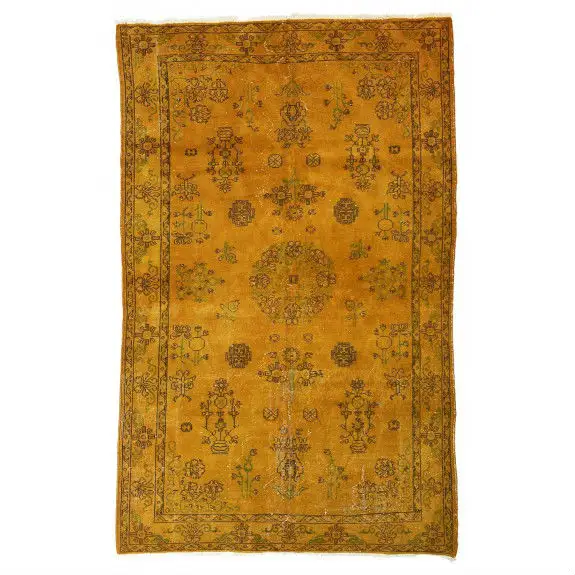 Karpet Buatan Tangan Kuning, Karpet Buatan Tangan Kuno (10X6 Kaki)