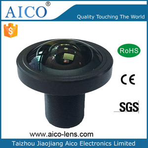 1.45mm FOV 190도 12MP 4K M12 M12x0.5 S 마운트 어안 CCTV 보드 렌즈 CCD CMOS 360도 파노라마 감시 카메라용 - Product Image 6
