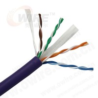Cable de Red Ethernet LAN Promocional EIA TIA 568A 568B 4P BC CCA Cat5e Cat6 Cat6A Cat7, Cable de Conexión Cat5E UTP, Cable Cat6
