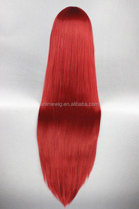 วิกผมคอสเพลย์ยาว100ซม. สีแดงเข้มทรงนางฟ้าเอลซ่าอะนิเมะฮาโลวีนปาร์ตี้ - Product Image 5