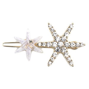 Haute Qualité Étoile De Mer En Cristal Acrylique pinces à cheveux pour femmes Acétate épingles à cheveux écaille de tortue Cheveux Accessoires - Product Image 6