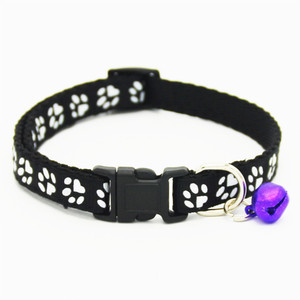 <span class=keywords><strong>Collare</strong></span> per <span class=keywords><strong>gatto</strong></span> in Nylon con impronta regolabile 12 pz/set all'ingrosso con campana - Product Image 3