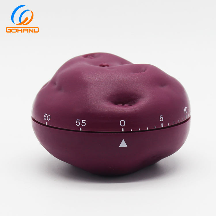Fancy Cute Design Vegetable Potato Shape Mechanical Kitchen Countdown Timer