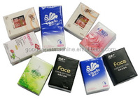Bolsillo automático de embalaje de papel en relieve carpeta pañuelo fábrica de maquinaria