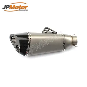 JPM 51mm Alumínio direto para honda scooter atv gy6 rzr ktm 150 600cc suzuki motocicleta acessórios outras peças silenciador de escape