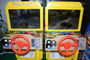 Outrun-<span class=keywords><strong>simulador</strong></span> <span class=keywords><strong>de</strong></span> conducción automática para niños, carreras <span class=keywords><strong>de</strong></span> coches, videojuegos arcade con monedas, a la venta - Product Image 4