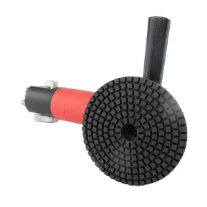 Stone side exhaust portable air wet polisher for granite surface pneumatic polishing