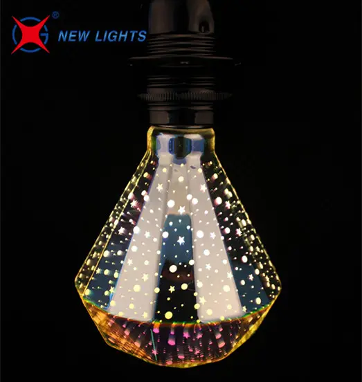 95 Vintage Edison-Stil LED-Glühbirne 4W 220V 3d LED-Licht