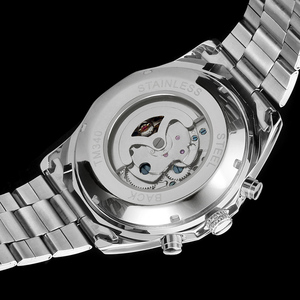 Montres automatiques mécaniques squelette en acier inoxydable T-winner pour hommes – Ventes en ligne - Product Image 4