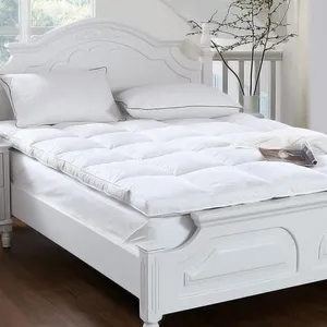 Sur-matelas en machine lavable fabriqué en usine chinoise vente directe sommeil printemps facile meubles de maison chambre à coucher étanche à l'air