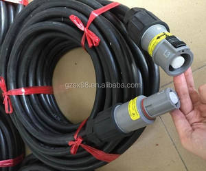 Câble d'alimentation électrique industriel Powerlock 120mm2 avec extrémité mâle de prise CC et extrémité femelle IEC - Product Image 2