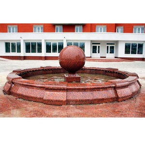 Venta al por mayor de bolas de piedra de granito labradorita de tamaño personalizado flameado pulido en rojo gris negro natural para aplicaciones de jardín al aire libre - Product Image 5