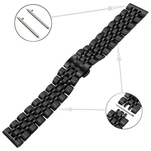 Bracelet de montre <span class=keywords><strong>Samsung</strong></span> <span class=keywords><strong>Gear</strong></span> <span class=keywords><strong>S3</strong></span> <span class=keywords><strong>Frontier</strong></span> / Classic <span class=keywords><strong>Gear</strong></span>/Galaxy, 22mm 20mm 22mm, 7 maillons en acier inoxydable, <span class=keywords><strong>46mm</strong></span> - Product Image 6