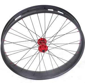 Paire de roues de vélo 26 <span class=keywords><strong>fat</strong></span>, roues de vélo de 80mm en carbone avec moyeu de vélo <span class=keywords><strong>fat</strong></span> - Product Image 5