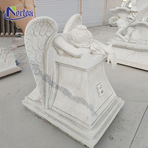 Vente directe d'usine, monument funéraire / <span class=keywords><strong>pierre</strong></span> <span class=keywords><strong>tombale</strong></span> / <span class=keywords><strong>pierre</strong></span> <span class=keywords><strong>tombale</strong></span> / <span class=keywords><strong>pierre</strong></span> <span class=keywords><strong>tombale</strong></span> <span class=keywords><strong>en</strong></span> marbre blanc naturel sur mesure, ange pleureur - Product Image 2