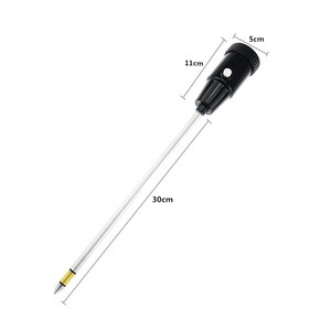 芝生ガーデンプランター用の長い電極プローブを備えた土壌<span class=keywords><strong>PH</strong></span>メーターテスト酸性アルカリ度土壌水分計 - Product Image 4