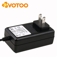 Alimentation à découpage 15V 1.3A avec prises UK, AU, EU, US et certifications CE, LVD, EMC