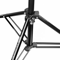Support de lampe réglable en aluminium pour studio Photo et vidéo, 2m de longueur, avec étui, coussin à ressort, pour boîte à lumière, parapluie, éclairage annulaire