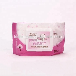 Spunlace no tejido toallitas húmedas bebé 30 hojas por bolsa - Product Image 4