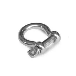 Professional Manufacturer Mini Snap Hooks Trailer Stainless Steel WLL 4.75T 3/4 "Bolt Anchor D Ring And Bow Shackle