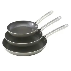 Stainless Steel Fry Pan Non-stick Fry Pan For Home Restaurant Kitchen Cooking Pan