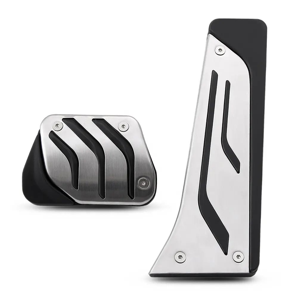 At/Mt Aluminium Legering Auto Pedaal Voetsteun Pedalen Plate Cover Voor Bmw 1 3 5 7 Serie X1 x3 X4 X5 X6 F20 F30 E34 E39 E70