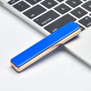 Günstiger Preis Zigaretten anzünder Ultra dünnes tragbares <span class=keywords><strong>USB</strong></span>-Feuerzeug für Werbe geschenke - Product Image 3