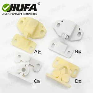 JIUFA Furniture Hardware Kabinet Pintu Plastik Rol Pintu Menangkap Latch Menangkap Lebih Dekat