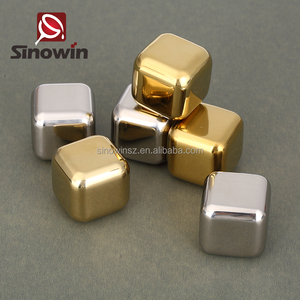 Bar establece Acero inoxidable piedras redondas whisky enfriador de vino cubos de hielo SW-WC03G - Product Image 6