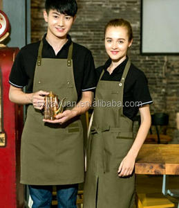 Bán Buôn Giá Rẻ Sọc Không Thấm Nước Thiết Kế Sáp Vải Tạp Dề - Product Image 2