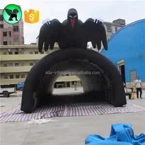 Quảng Cáo Tùy Chỉnh Sự Kiện Black Magpie Inflatable Bird Entrance Tunnel ST384