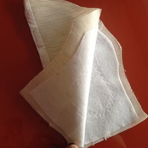 Traje de poliéster pecho ling lona entretela <span class=keywords><strong>tela</strong></span> no tejida Guata de pecho de entretela para traje de accesorios de prendas de vestir - Product Image 5
