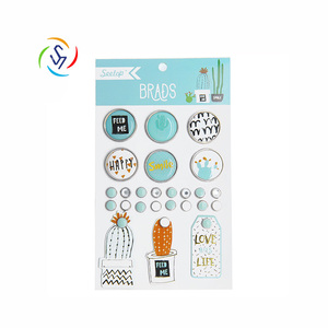 Decorativo personalizzato mini metallo scrapbook <span class=keywords><strong>brad</strong></span> - Product Image 4
