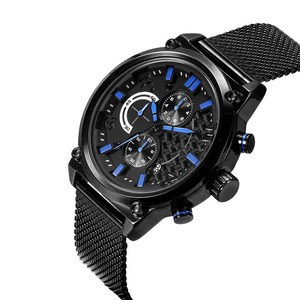 Reloj de lujo con movimiento japonés para hombre, reloj de pulsera con logotipo personalizado para hombre - Product Image 5
