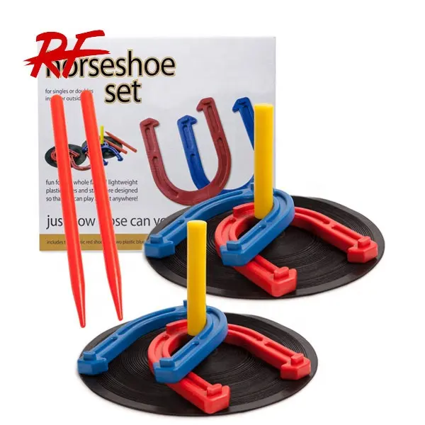 rubber horseshoe game set