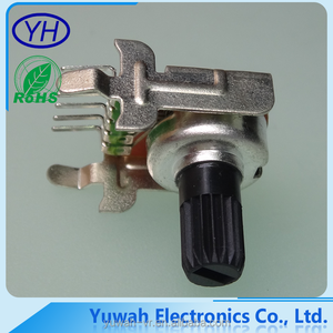 RoHS single Gang 12mm carbon film Rotary 6 pin linear a103k b102k c103k ohm potentiometer - Product Image 4