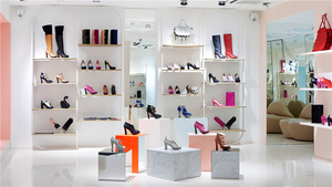 Sang Trọng Kệ Hiển Thị Tủ Ý Tưởng Trong Thiết Kế Thanh Lịch Giày Cửa Hàng Chỗ Ngồi Đồ Nội Thất - Product Image 4