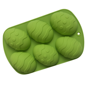 מפעל 710 ומלאי סיליקון cakee.3d סבון עובש 6 חלל עוגת סיליקון פודינג ביצה צורה סבון עובש סיליקון שרף - Product Image 4