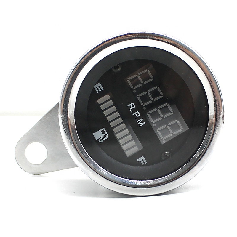 Мотоцикл инструмент одометр установка светодиодный цифровой дисплей Тахометр светодиодный маслометр два в одном Секундомер 12 в высокое качество