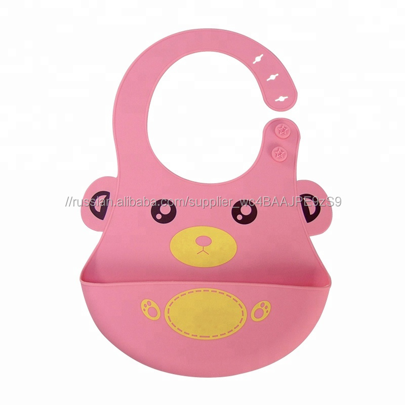 Мультфильм водонепроницаемый поймать упал питания Кормление ребенка нагрудник