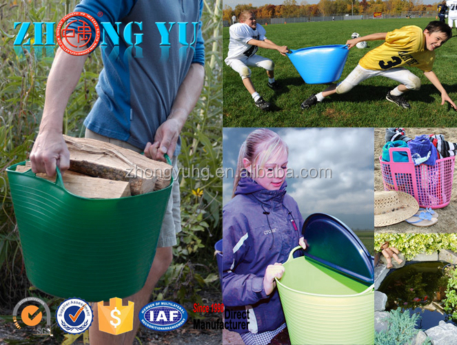 CONFEZIONE DA 2 VASCA FLESSIBILE ARANCIONE 26L / DEPOSITO / TRUG
